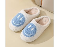 Baby-Slofje smiley sloffen voor kinderen - wit/lichtblauw
