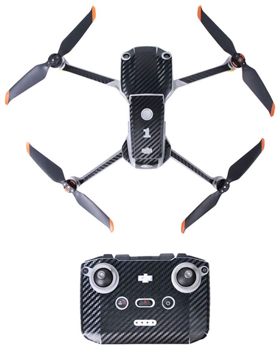 Protective Skin voor DJI AIR 2S - BLACK GRAIN