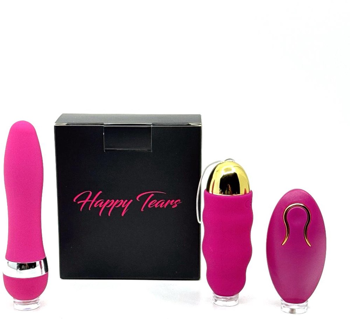 Happy Tears© Secret Pleasure Duo – Vibrator & Wireless Love Egg - Voor Vrouwen