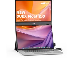 Mobile Pixels Duex Float 2 Pro - Portable Monitor - 16 inch Monitor - 2.5k - 120 hz - Draagbaar Beeldscherm - Draagbare Monitor - Extra Laptopscherm