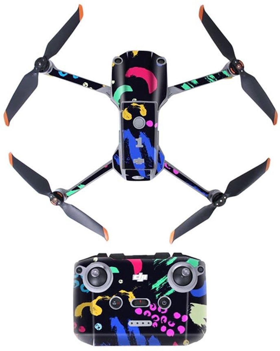 Protective Skin voor DJI AIR 2S - COLORED GRAFFITI