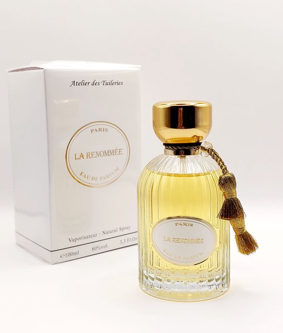 FESTDAGEN CADEAU TIP - Luxe Franse Eau de Parfum - La Renomée - een heerlijke sterke aromatische geur - met Vanille en Amber - met gratis Handtasverstuiver.