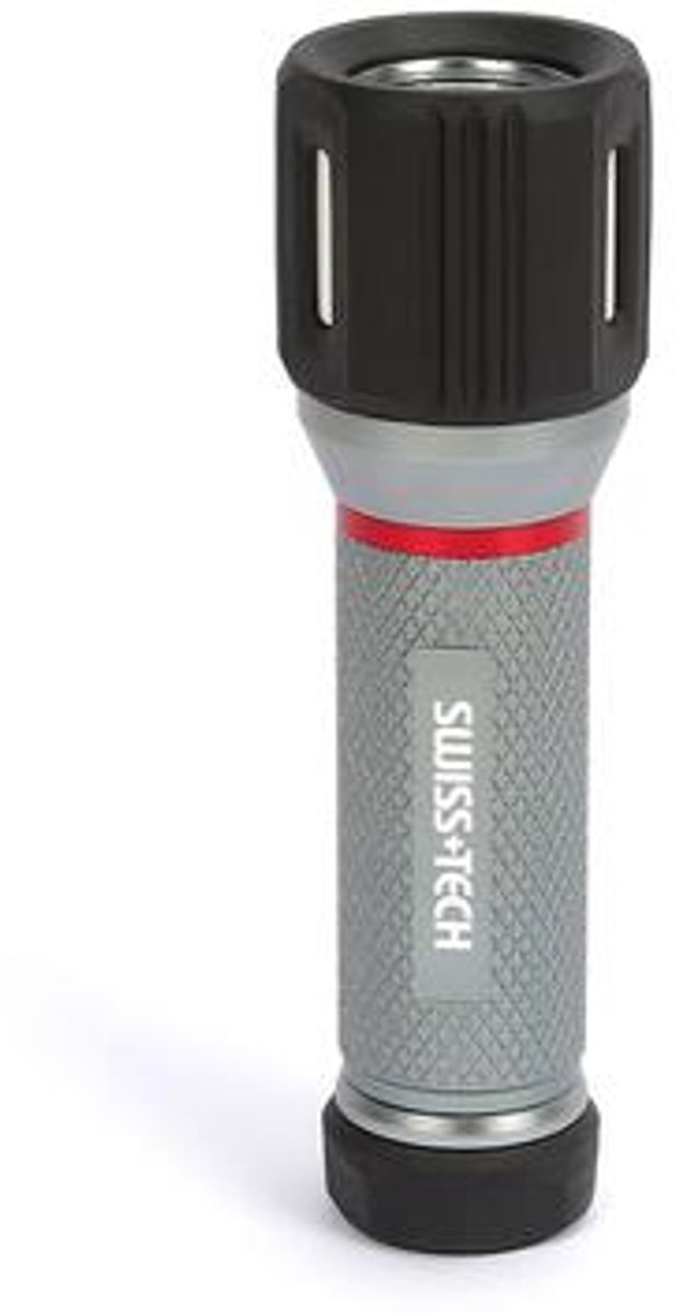 Swiss Tech Zaklamp ST031301 - 300 lm - aluminium - 3 standen - IPX7