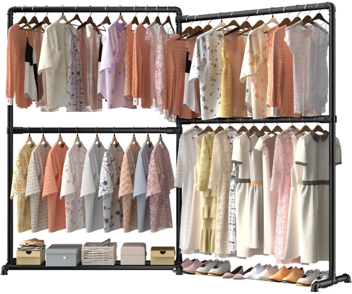 Kledingrek Metaal - Kledinghangers - Dressboy - Zwart