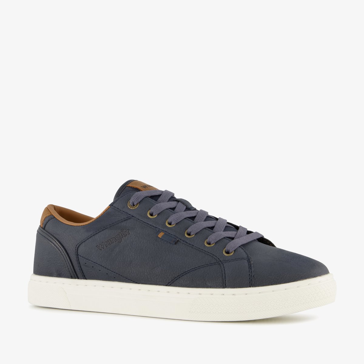 Wrangler heren sneakers donkerblauw – Extra comfort Memory Foam