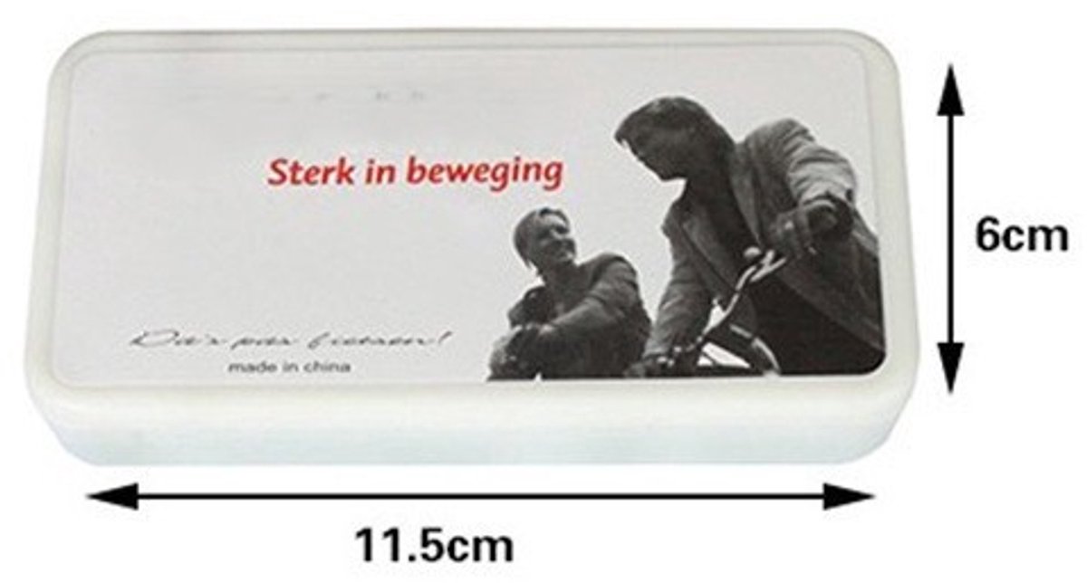 Fiets Reparatieset - Bandenplak set - Banden Plak Set Fiets - Multitool Fiets Gereedschap – Bandenreparatie - Reparatiedoos – Onderweg - LOUZIR thumbnail 4