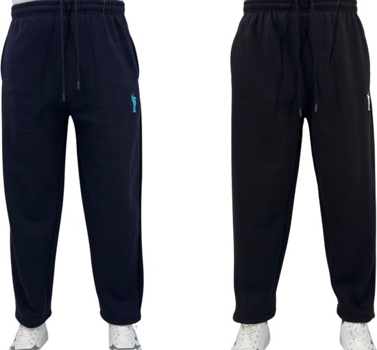 Hitman - 2-Pack - Pantalons de survêtement pour hommes - Pantalons de sports - 1 x Grijs & 1 x Zwart - Taille XXL