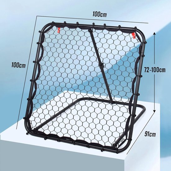 POWERSHOT Filet De Rechange Rebounder Pro 100x100 Cm – Polyéthylène Résistant – Sans Cadre !