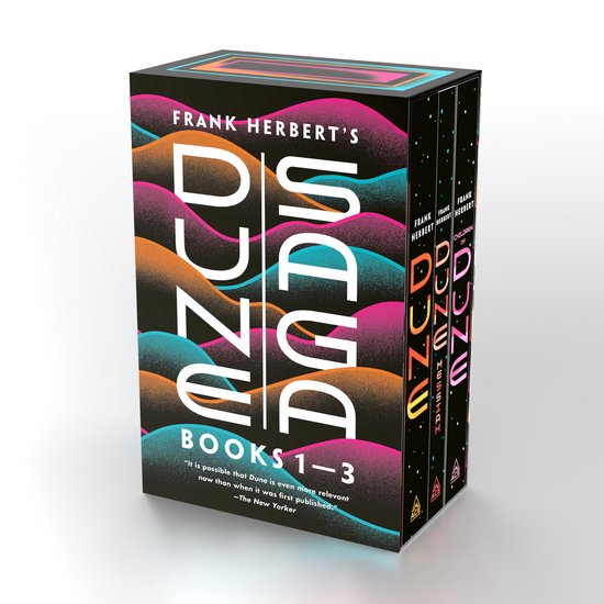 Dune- Frank Herbert's Dune Saga 3-Book Boxed Set - cover