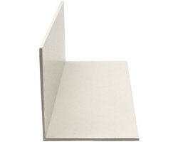 PVC Hoekprofiel 50x80mm 2m