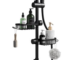 BOTC Zeephouder - 2 Stuks - Zeepbakje - Zeeprekje - Douche - Badkamer - Zwart