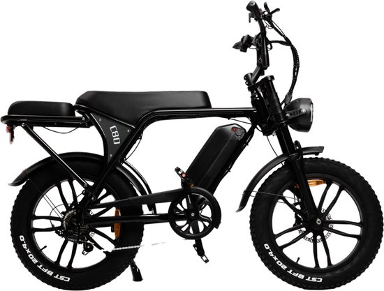 Fatbike - Zwart - 250W - Incl. Garantie - Model 2025 van SENSAH — afbeelding 5