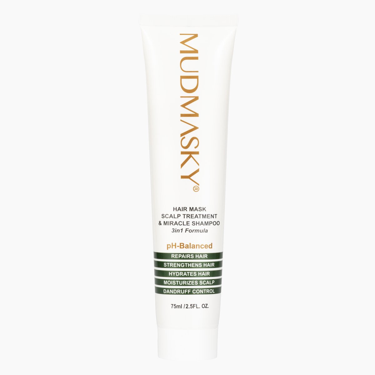 MUDMASKY - Hair Mask Scalp Treatment & Miracle Shampoo 75ml
