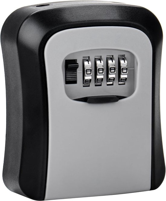 Vitdipy - Sleutelkluis - Sleutelkluisje met Code voor Buiten - Voor buiten/binnen - Sleutelkluisje Kluisje - Inclusief montage set voor aan de muur - Grijs