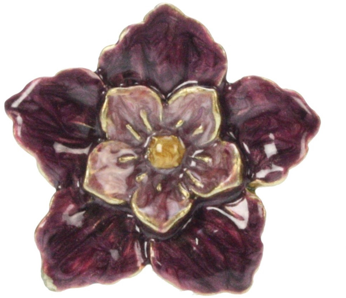 Deurknop Bloem – Paars – Ø4×6 cm – Elegant & Decoratief