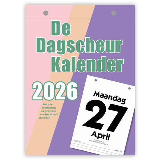 Calendrier détachable DAY 2026