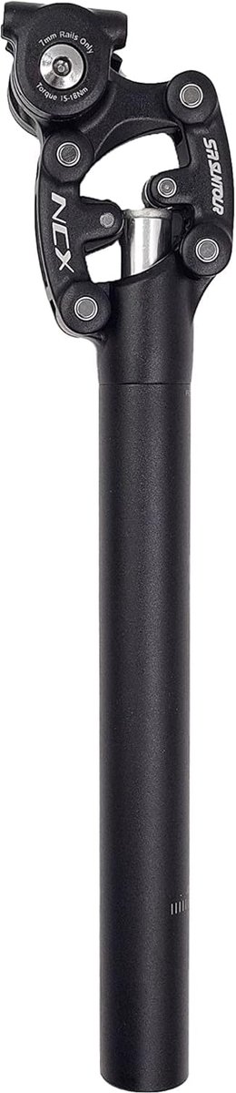 Zadelpen Sr Suntour Sp-12 Ncx 27.2Mm 350Mm Zwart