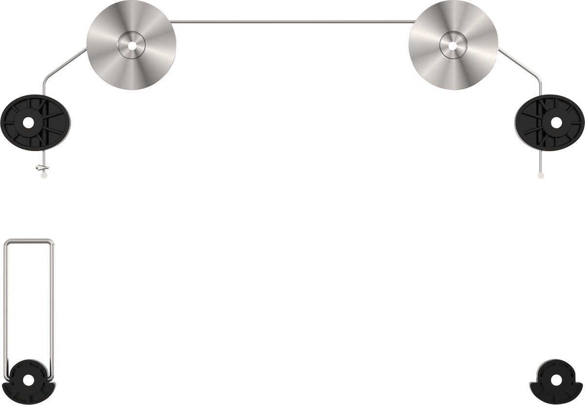 HOME It® TV Beugel draad 13-70" 50 kg superlage profiel voor LED en LCD tv's VESA 100-800 montage discreet 14,5 mm van muur