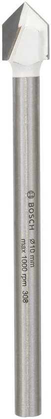 Bosch tegelboor, 10mm, met geslepen punt.
