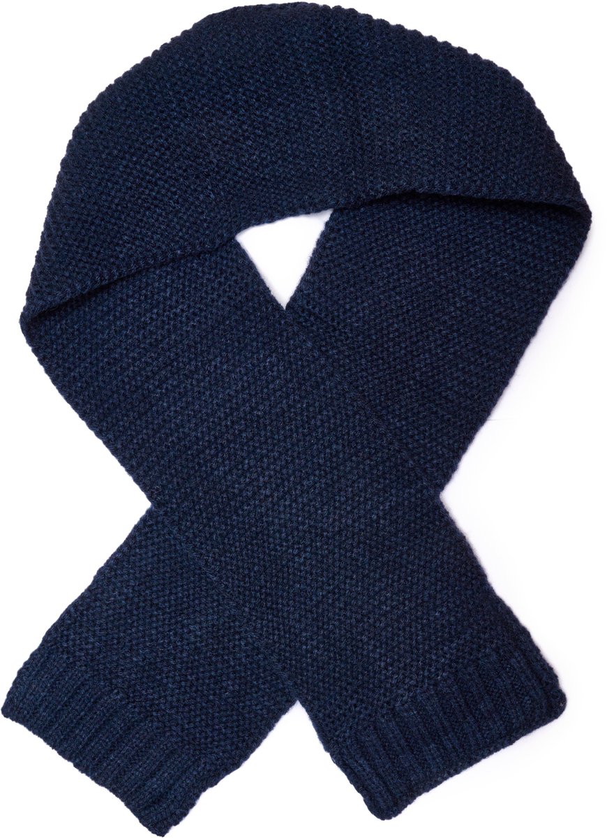 Sarlini Baby Sjaal Knit 0-6 Maanden Blauw - Unisex Winter Sjaal