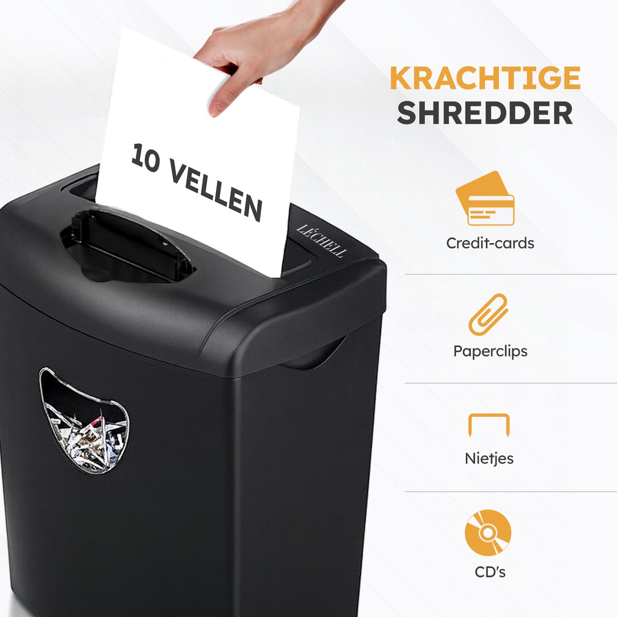 Hama Papierversnipperaar, papierversnipperaar, documenten, kaarten, nietjes, 8 A4-vellen tegelijk, veiligheid aan/uit, led overbelasting overheat, terugloopfunctie, mand 20 l, veiligheid P5 T5 E4 Hama Papierversnipperaar, papierversnipperaar, documenten, kaarten, nietjes, 8 A4-vellen tegelijk, veiligheid aan/uit, led overbelasting overheat, terugloopfunctie, mand 20 l, veiligheid P5 T5 E4