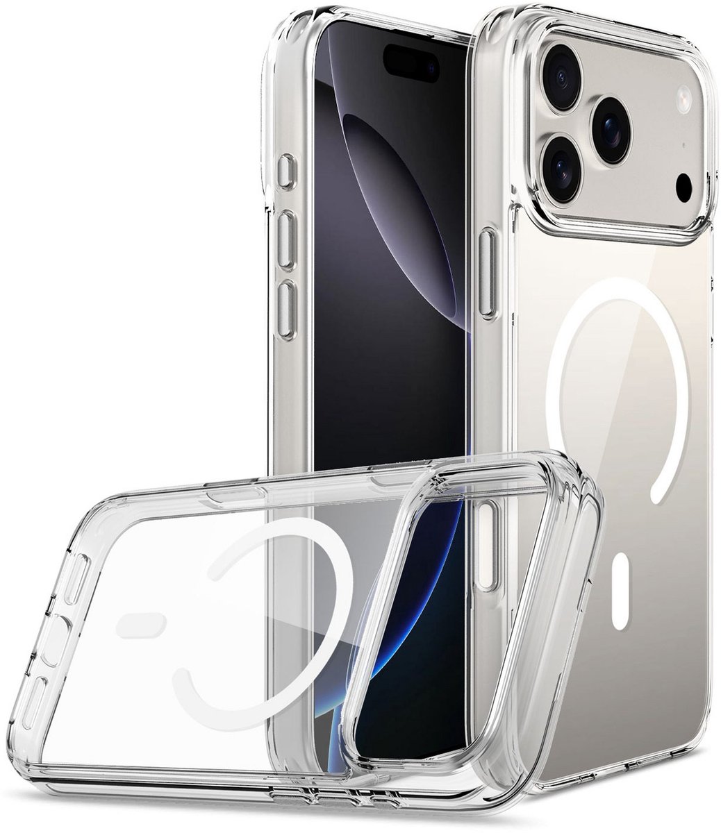 iPhone-hoesjes - MagSafe-hoesjes - Compatibel met iPhone 17 - Wit