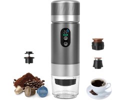 Draagbare Koffiemachine voor Perfecte Espresso - 3-in-1 Functioneel en Compact