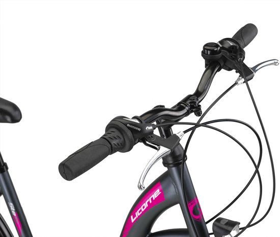 Premium Stadsfiets voor Kinderen en Volwassenen - Beschikbaar in 20, 24, 26 en 28 Inch met 21 Versnellingen van Merkloos — afbeelding 3