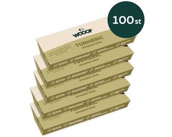 WOOOF Schapenvet bonbons met kurkuma - 100st - Hondensnack bites - Supplement - Gewrichten - Spijsvertering - 100st