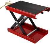 COSTWAY Motorstandaard, 340 kg, motorkrik, 360 graden draaibaar, met 4 verstelbare armen, 3 wielen en antislip handgreep, motorhouder voor garages en werkplaatsen (model 2