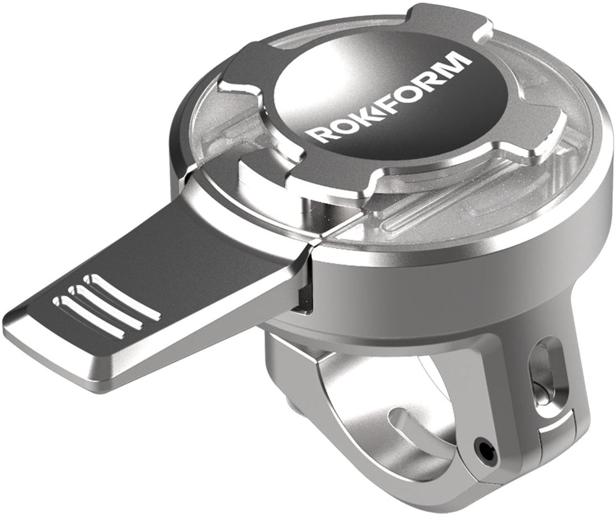 dunne stangbevestiging, scooter spiegelstang mount - Polished