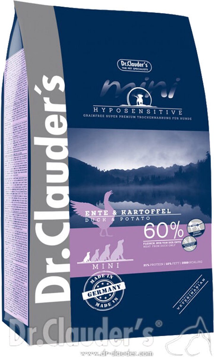 Dr. Clauder's Dr. Clauder's Hyposensitive Mini Eend & Aardappel - 2 kg