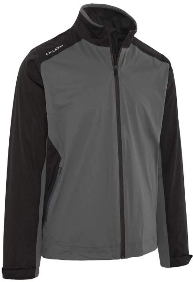 Callaway Stormlite 3 Waterdichte Heren Golf Regenjas Zwart Grijs