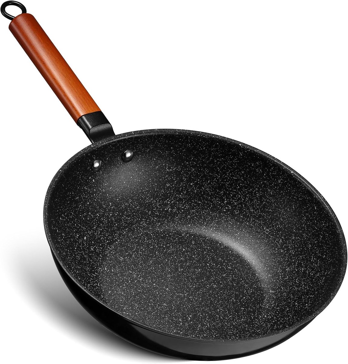 Anti-aanbak Wokpan 33 cm - Geschikt voor Alle Warmtebronnen