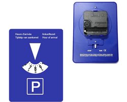 Automatische parkeerschijf - onbeperkt parkeren in de blauwe zone - blauwe kaart