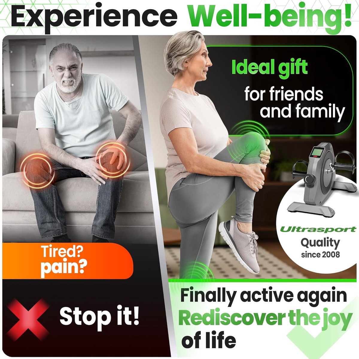 Mini-bike Compacte Hometrainer voor Armen en Benen - afbeelding 2