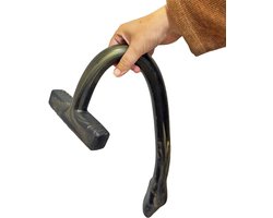 Monster Dildo The Master XL - Extra Lange Anaal Dildo - Zwart/Goud XL