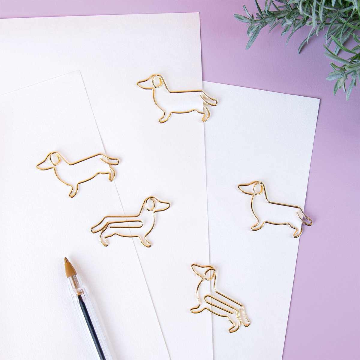 Good Design Works Huisdier Paperclips (set Van 5) - Hond