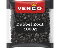 Venco dubbel zout - zoute drop - 1000g