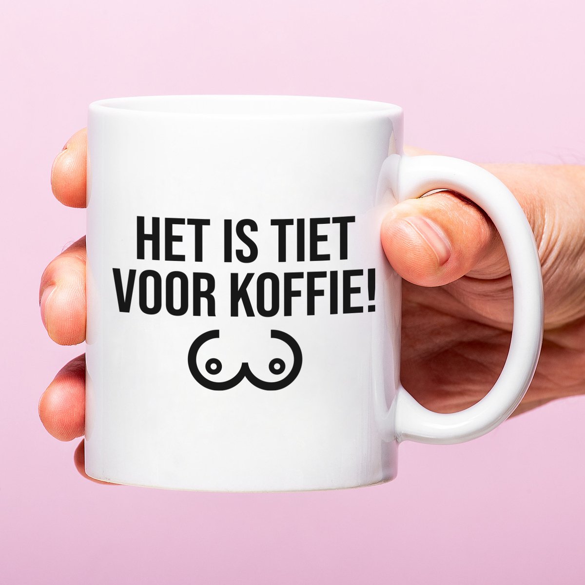 Ditverzinjeniet.nl Mok Het is tiet voor koffie!