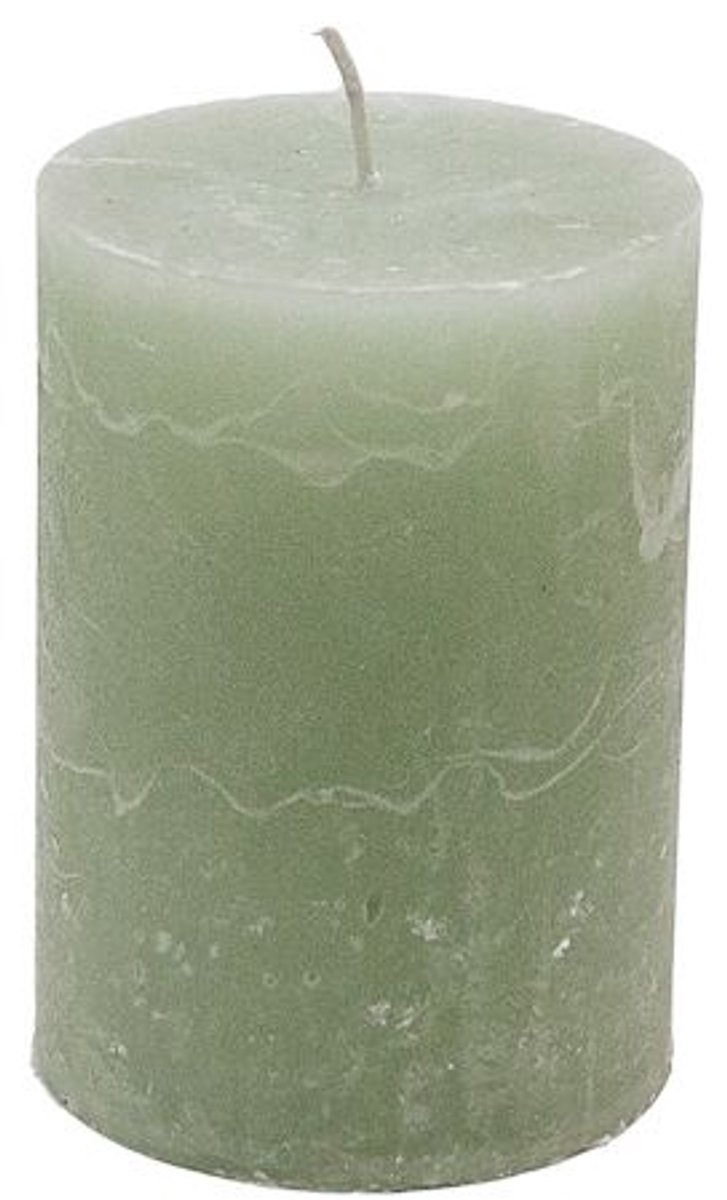 Stompkaars - stompkaars | light green | ø7x10 cm - groen - ø7x10x