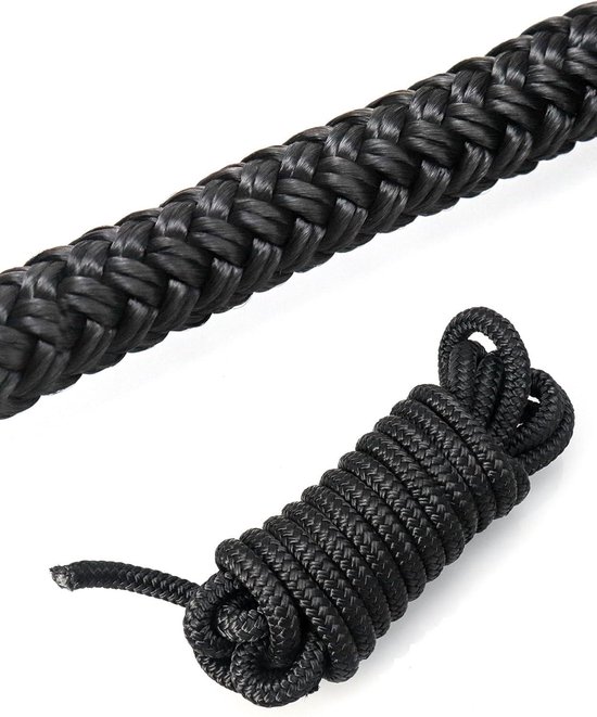 ANKERLIJN GEVLOCHTEN MET LOOD 10MM/30M