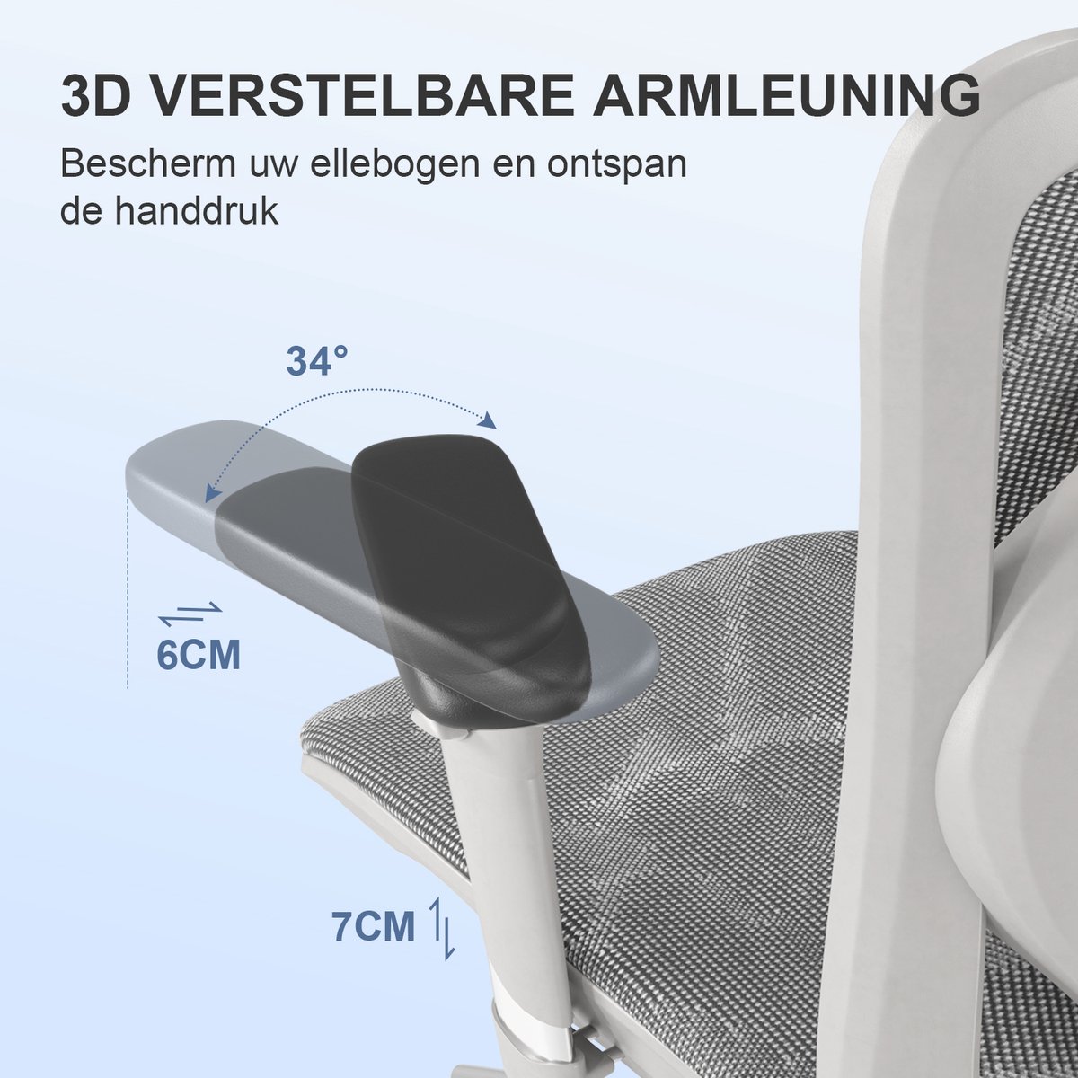 SIHOO M57 Ergonomische Bureaustoel (EAN: ...8418) - afbeelding 3