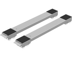 EXCITAT 2 stuks - Onderstel - Wasmachine onderstel - Wasmachine standaard - Met wielen - Geschikt voor koelkast, droger, vriezer