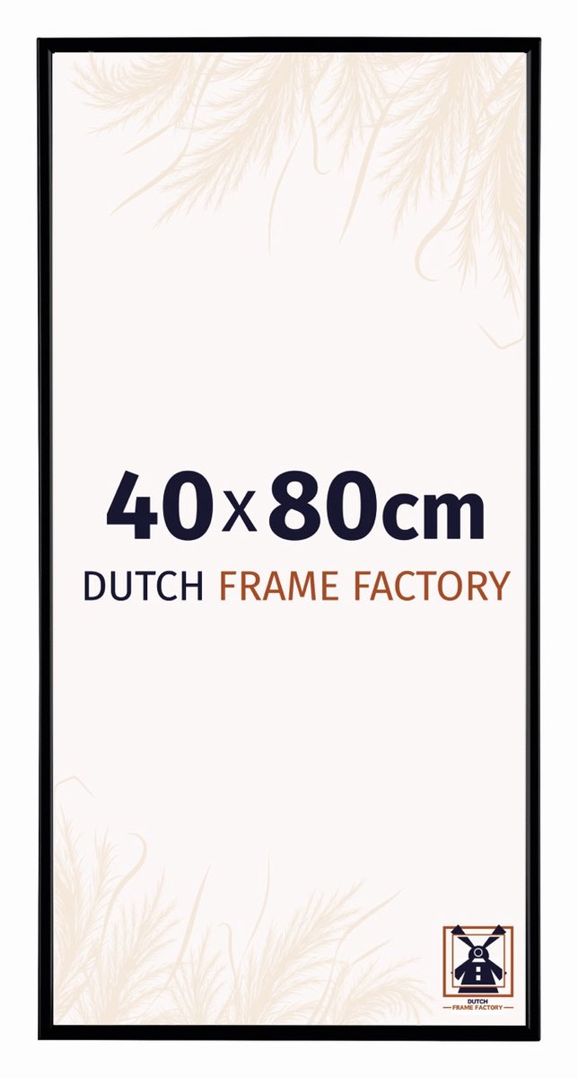 Dutch Frame Factory Fotolijst 40x80 cm - Kunststof - Zwart Mat - Easy