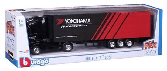 Voiture Bburago Voiture 1/43 Street Fire Camion Avec Remorque Mercedes