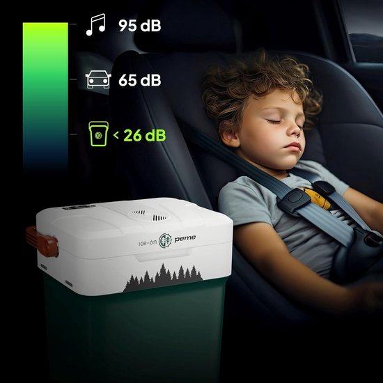 Elektrische Koelbox 25,7L - Koelen & Verwarmen met Dual Power 12V & 220-240V, Eco-modus en USB-oplaadpoort van Merkloos — afbeelding 5