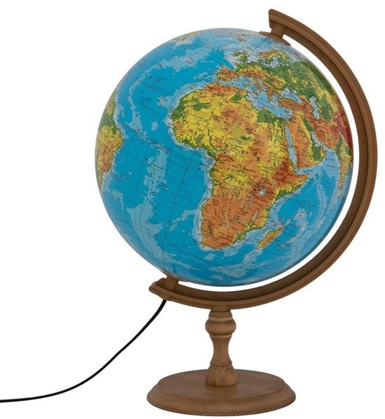 Fysische wereldbol met verlichting 32 cm - Globus fizyczny podświetlany 32 cm