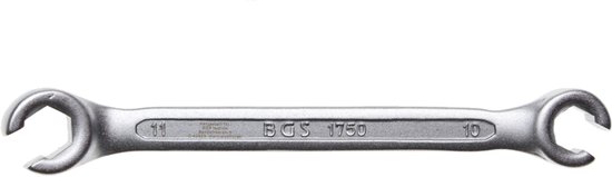 BGS - Clé polygonale ouverte - Clé de conduite de frein - Clé de conduite de carburant - 10mm - 11mm - BGS1750