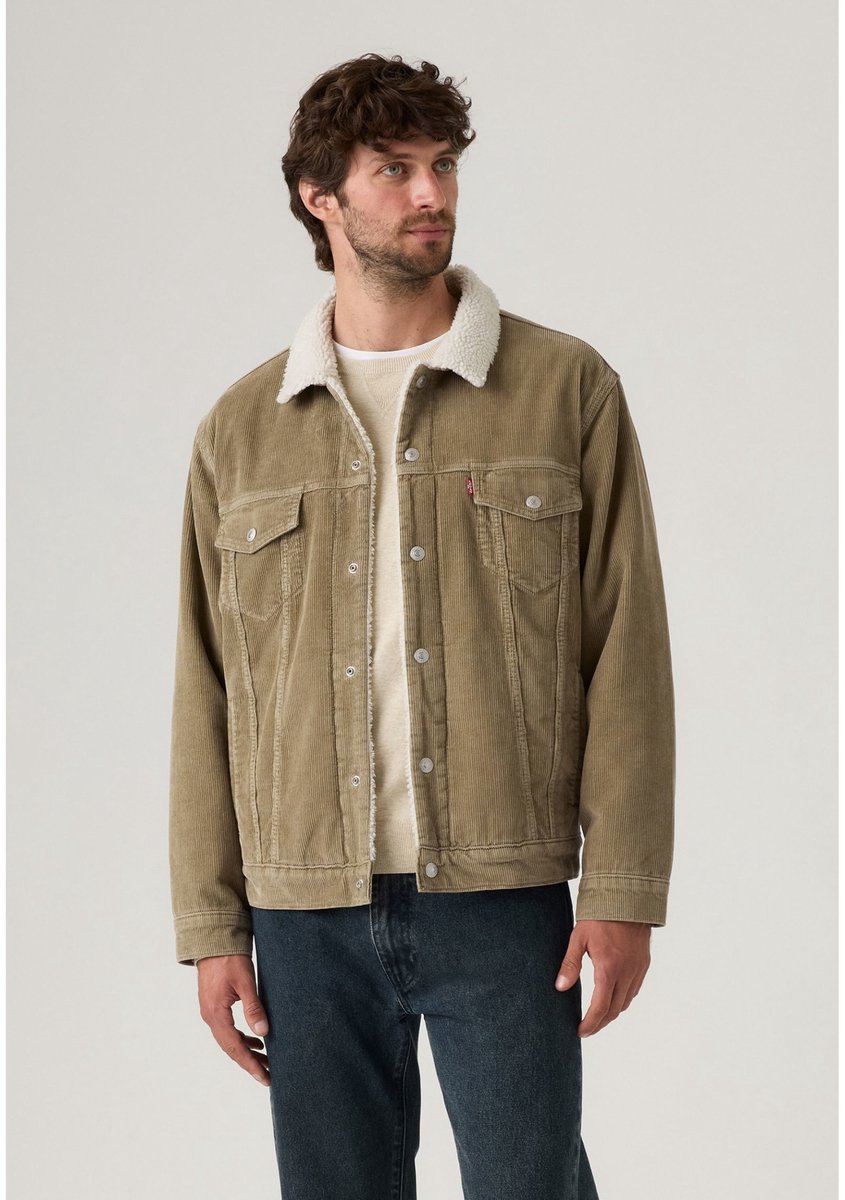 Levi’s Sherpa Jas Corduroy – Heren Tussenjas Bruin